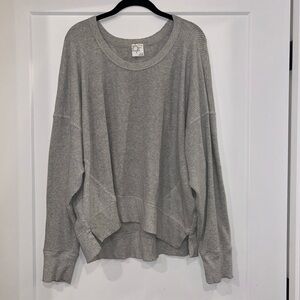 Aerie Offline Gray Comfy Top